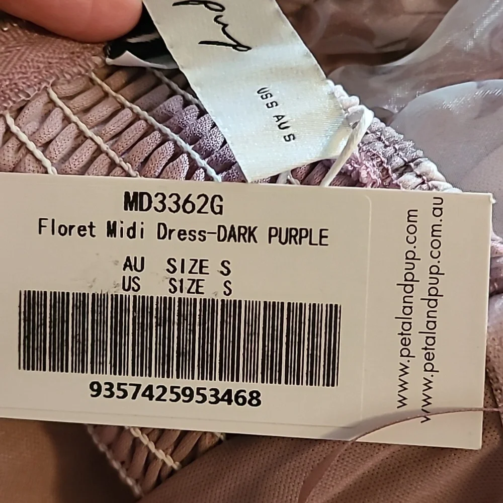 Petal & Pup Pink Floral Midi Dress - Picture 10 of 11